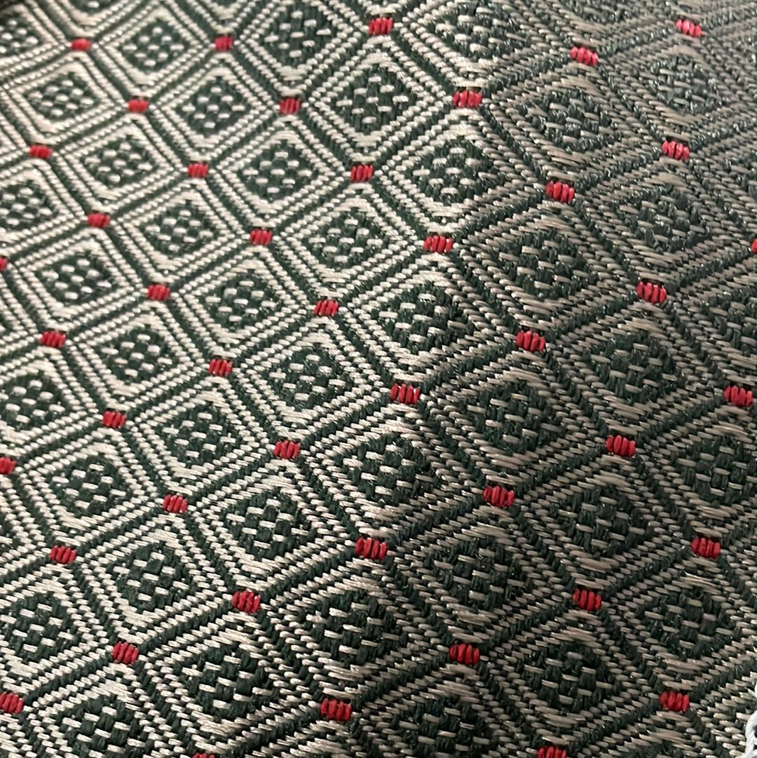 0546 Emerald Grid Brocade