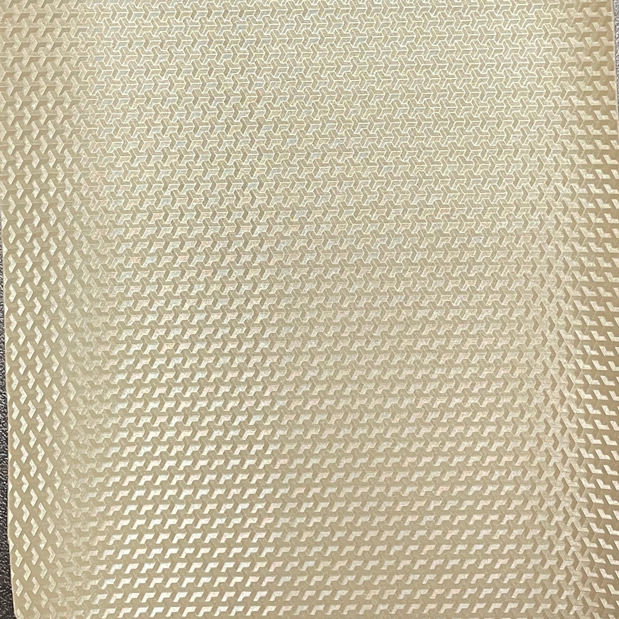 0703 Pearl Beige Geometric Vinyl