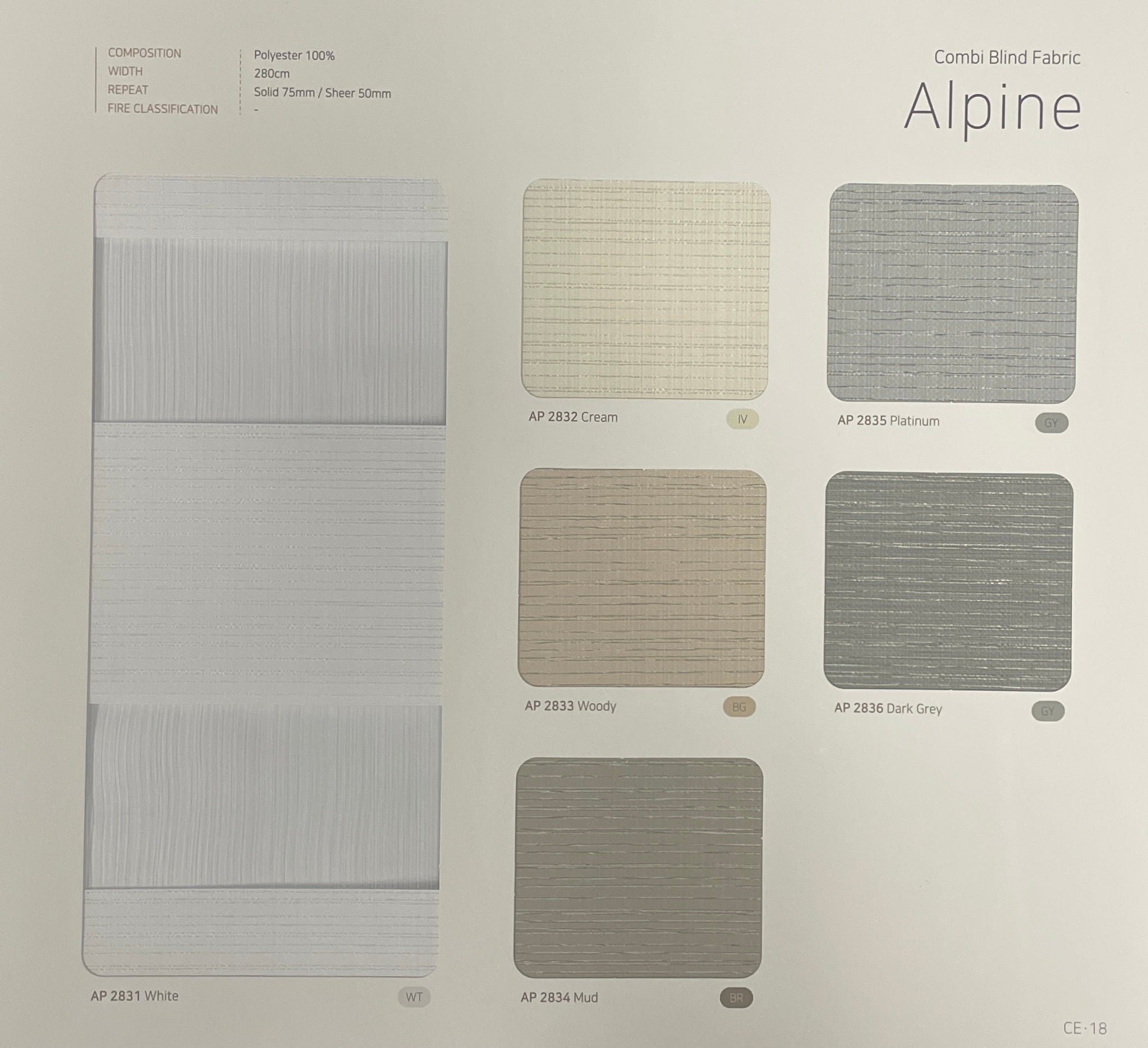 Alpine Zebra Shades  (Hanzen Collection)