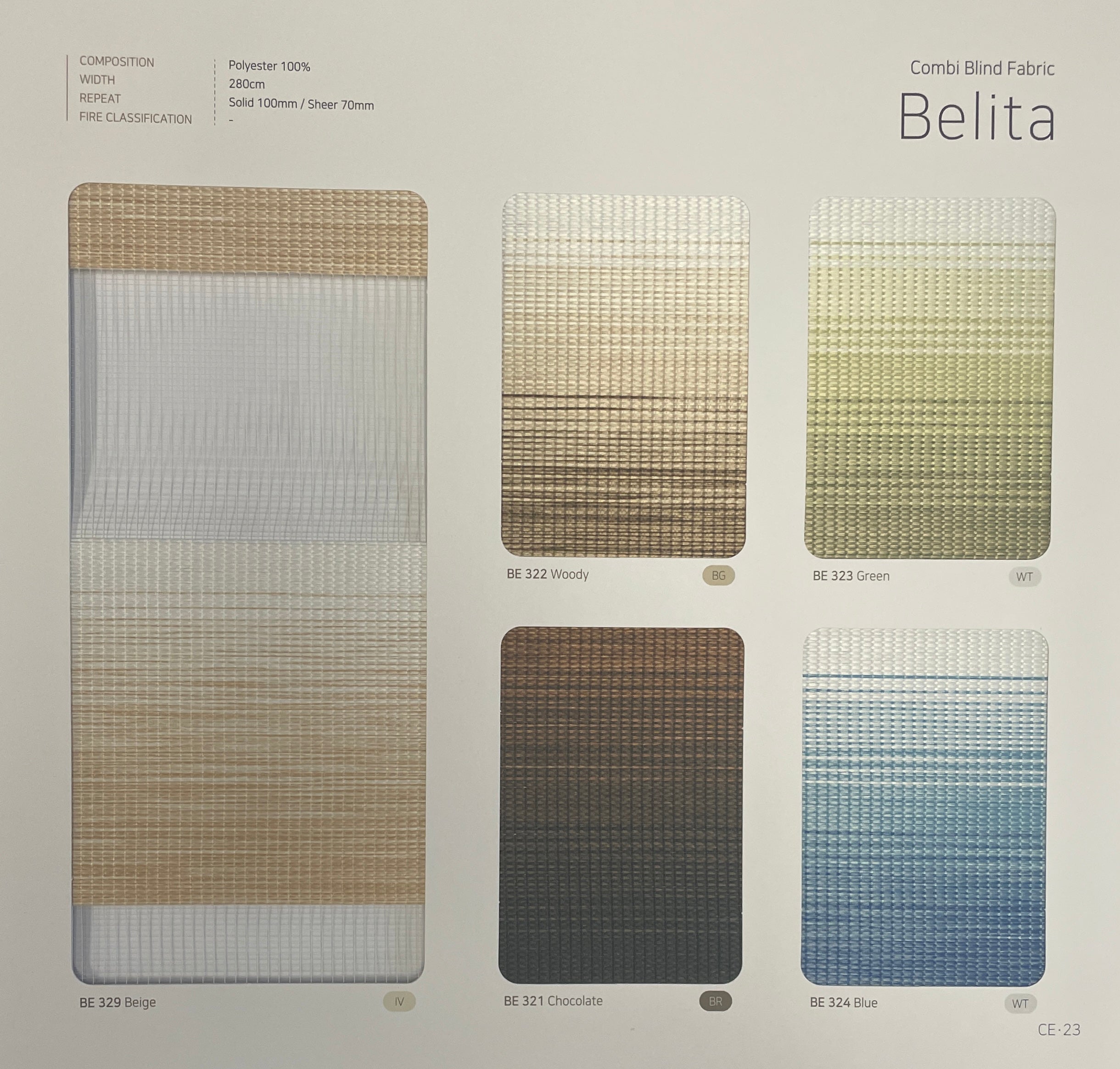Belita Zebra Shades  (Hanzen Collection)