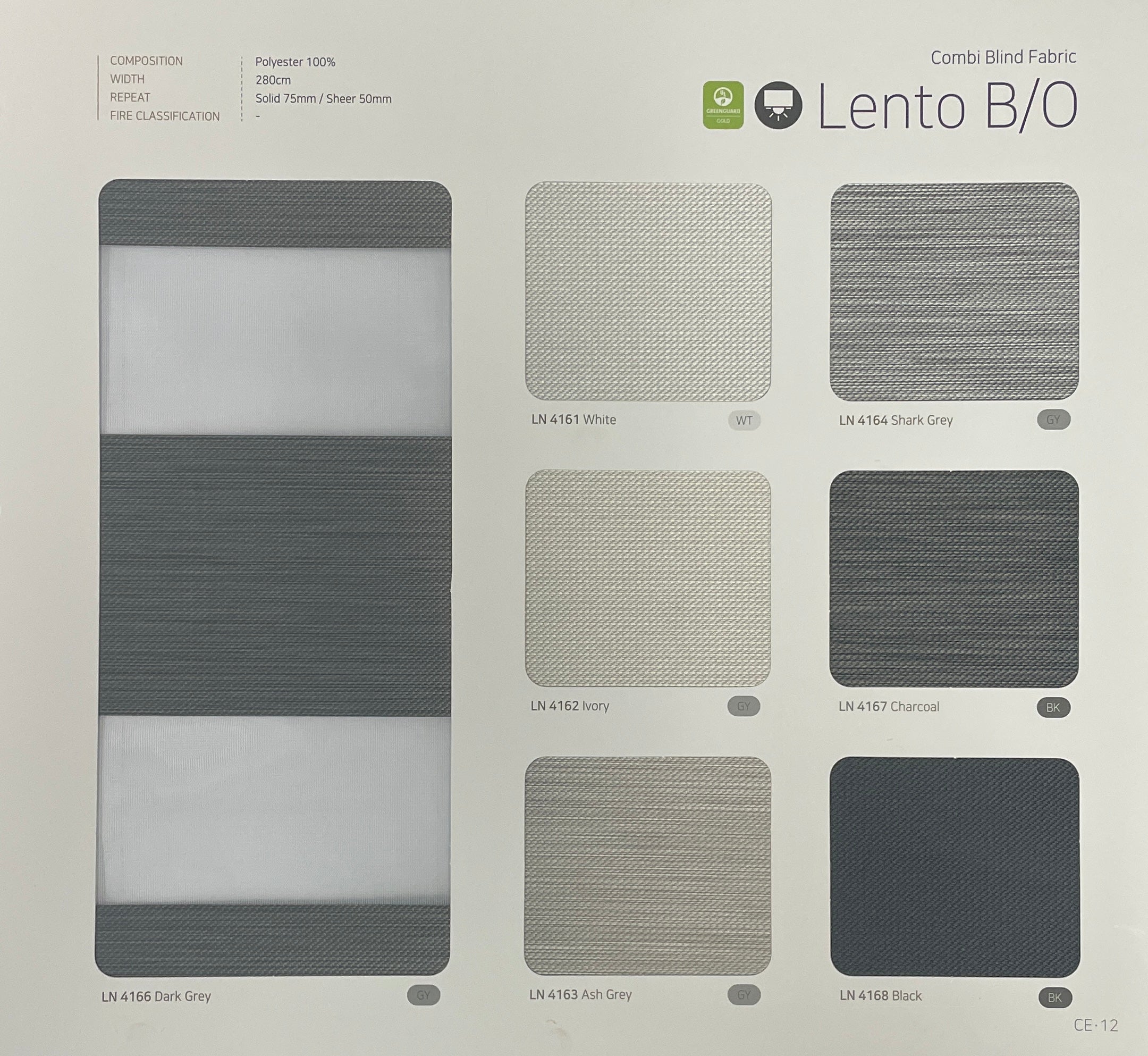 Lento B/O Zebra Shades (Hanzen Collection)