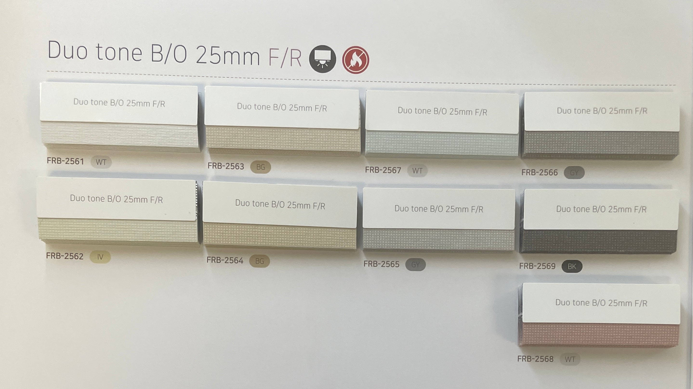 Honeycomb Shade Duo tone B/O 25mm F/R  (Hanzen Collection)