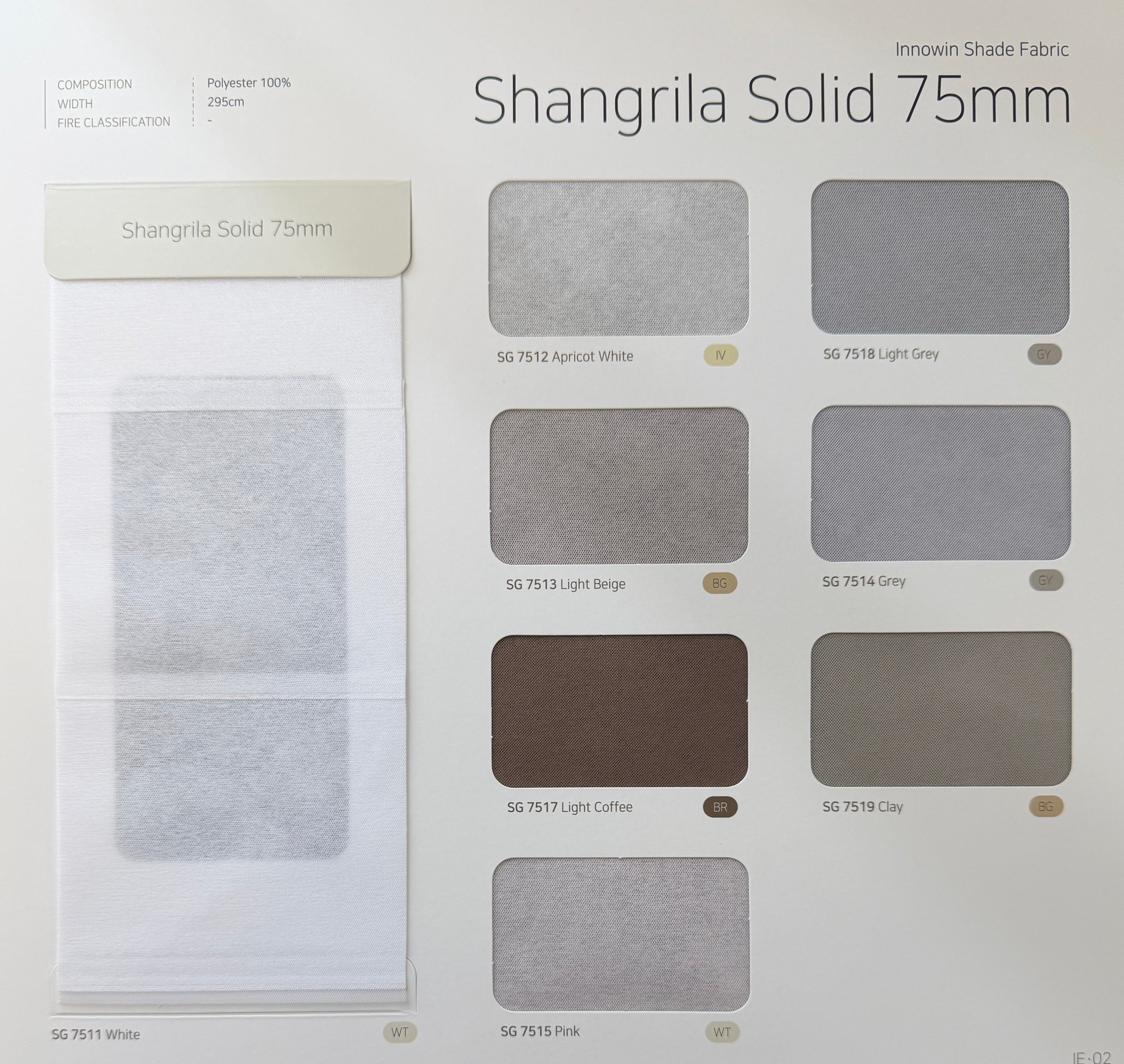 Shangrila Solid 75mm Triple Shades (Hanzen Collection)