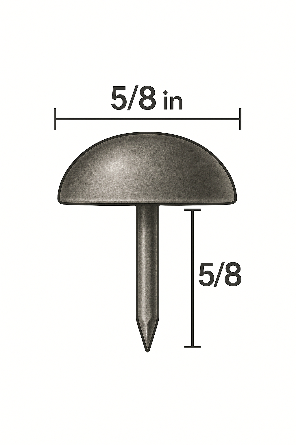 BD16-99 Refined Nickel Nailhead