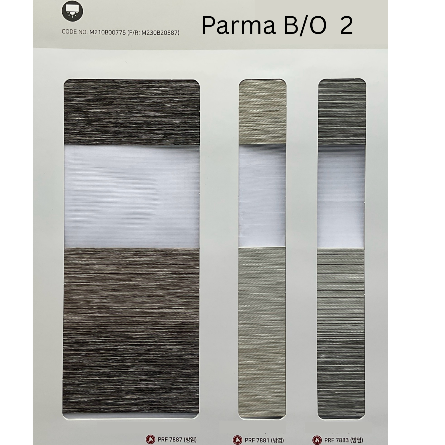 Zebra Shade Parma B/O 2  (Hanzen Collection)