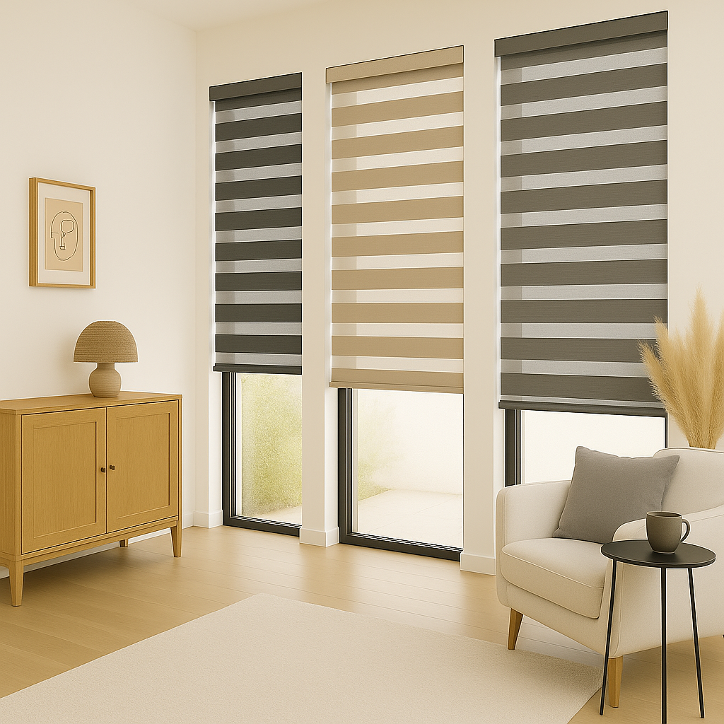 Zebra Roller Shade QR BO