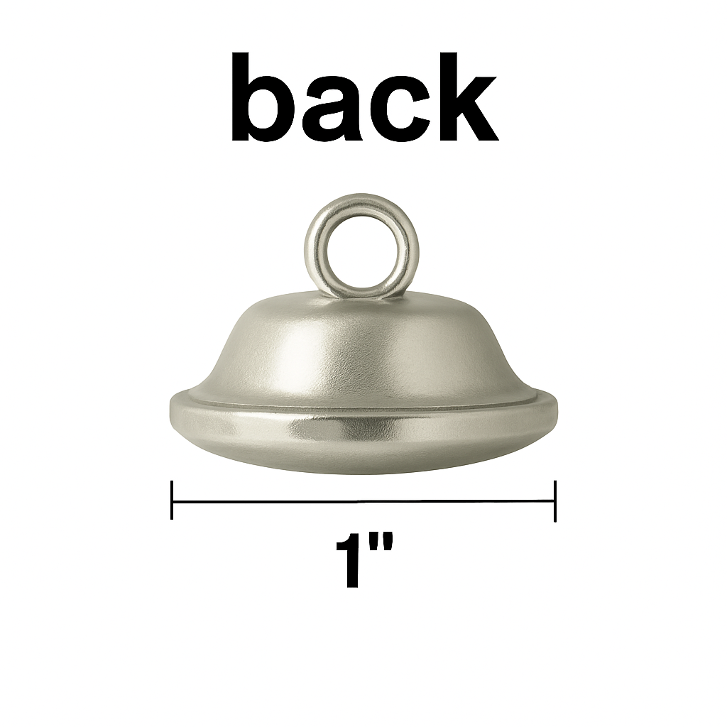 CB40A1-E Clear Crystal Button