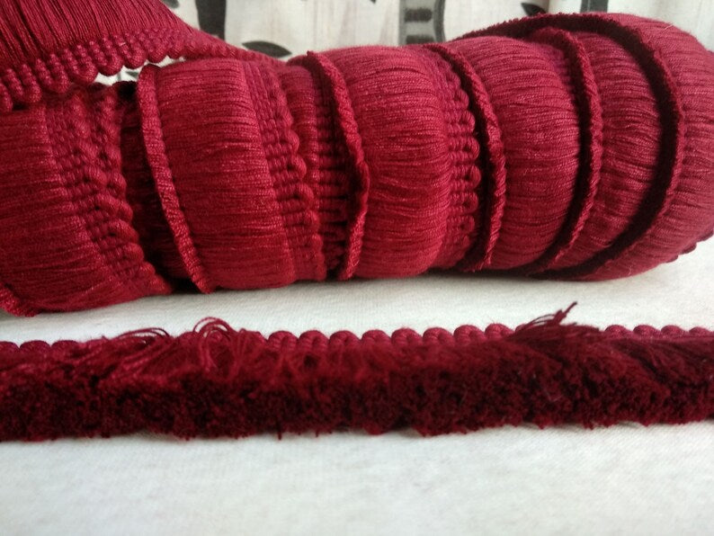 Fringe Trim – Wine Color