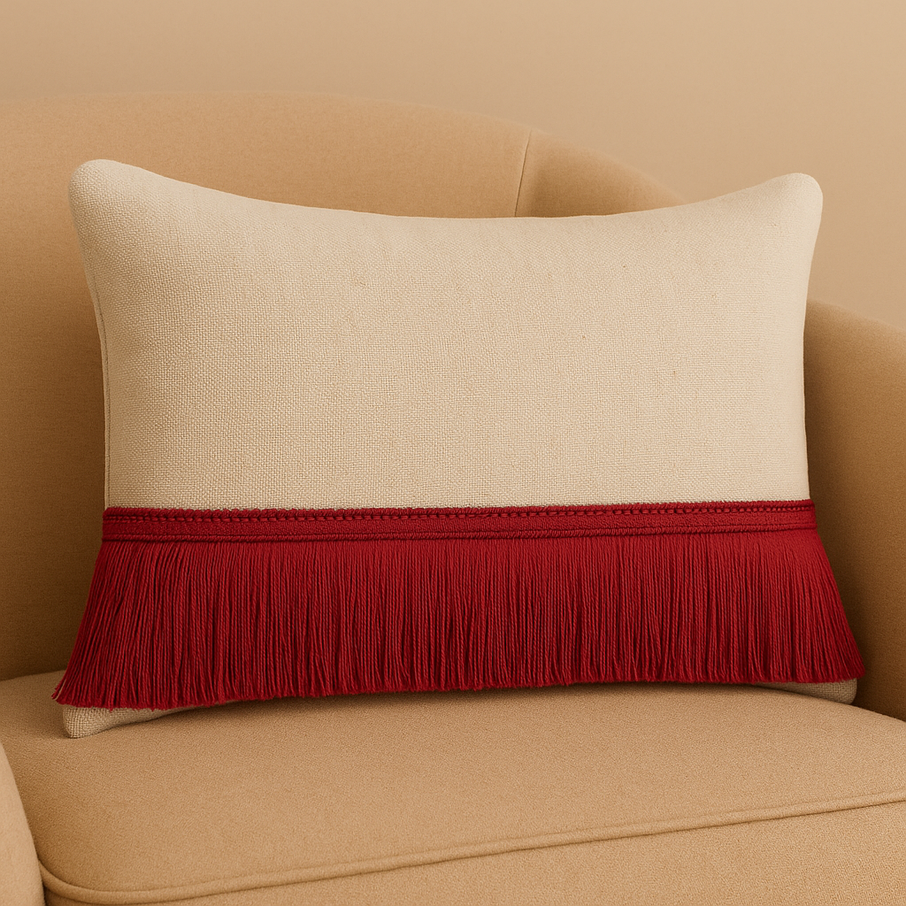 Fringe Trim – Matte Wine Color