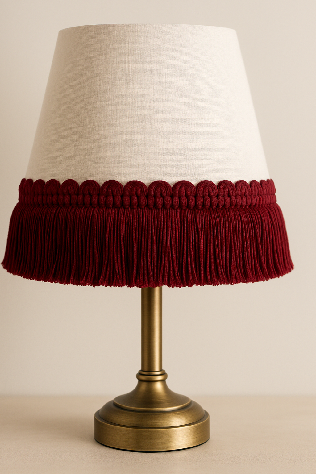 Fringe Trim – Wine Color