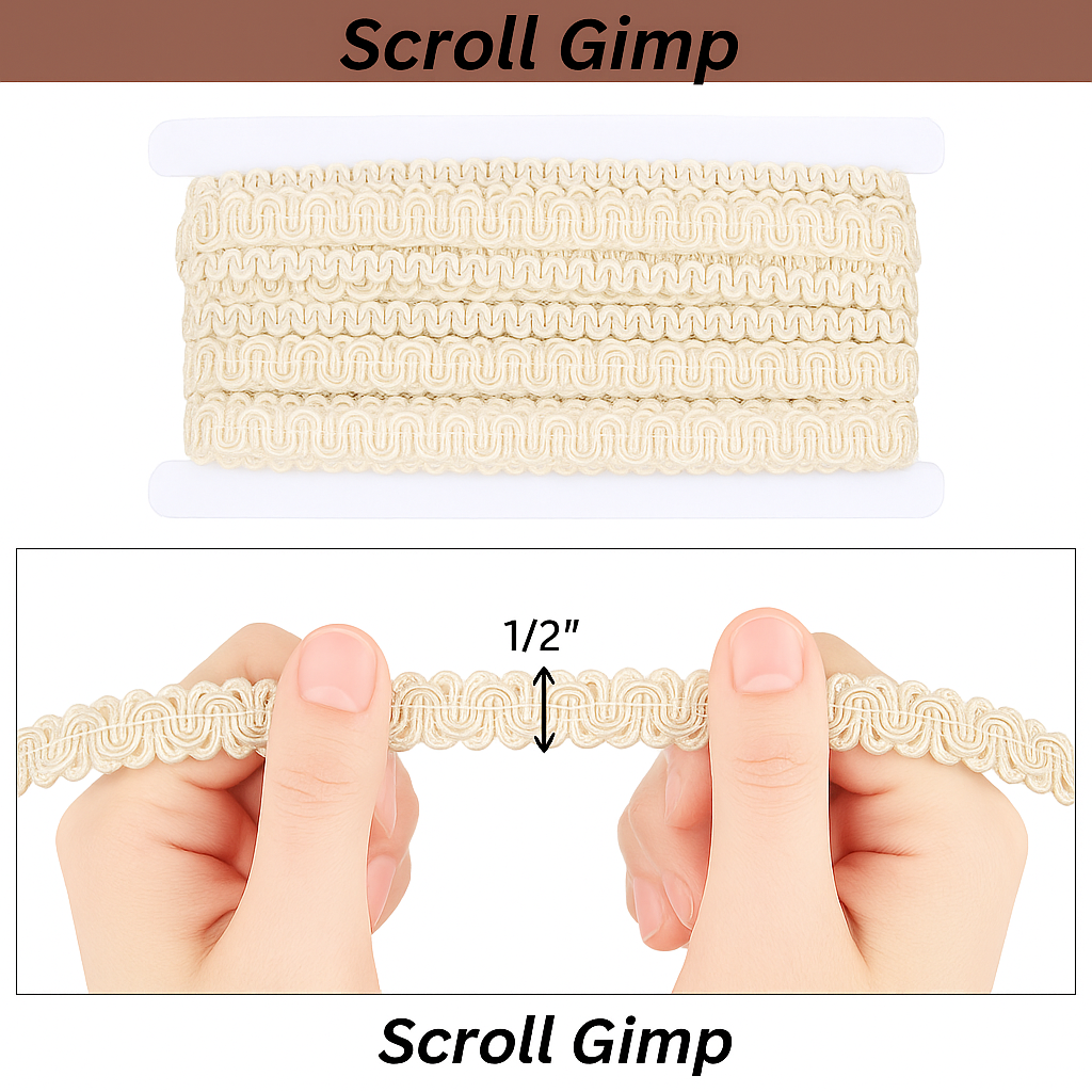 Scroll Gimp Trimming C15