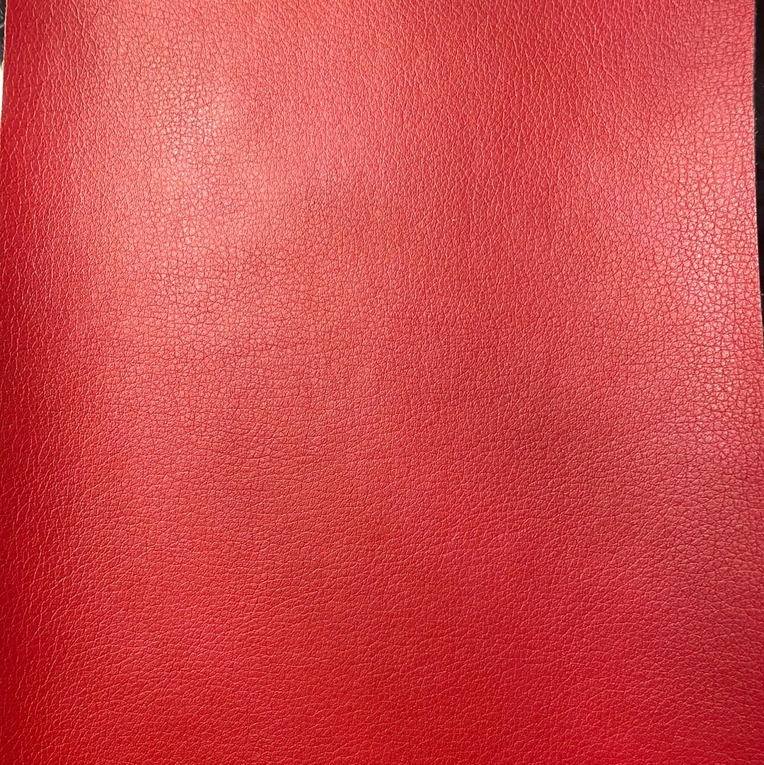 625 Faux Leather Red