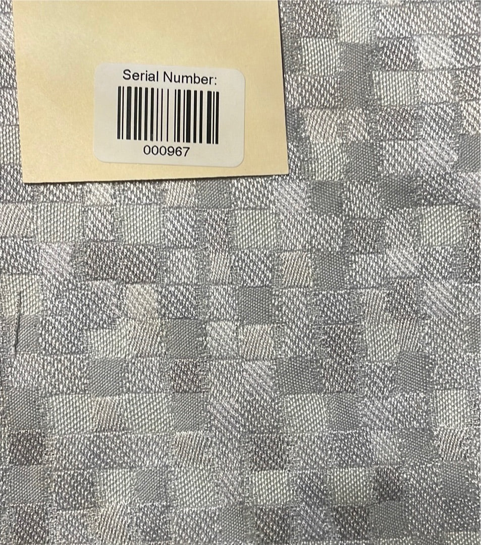 967 Fabric Pattern Silver