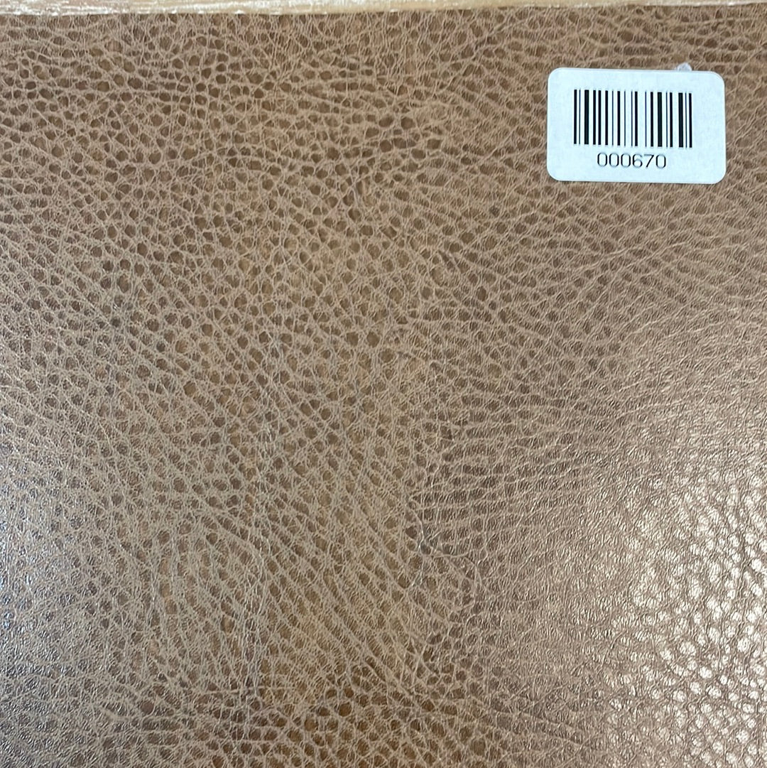 670 Faux Leather Brown - Redesign Upholstery Store